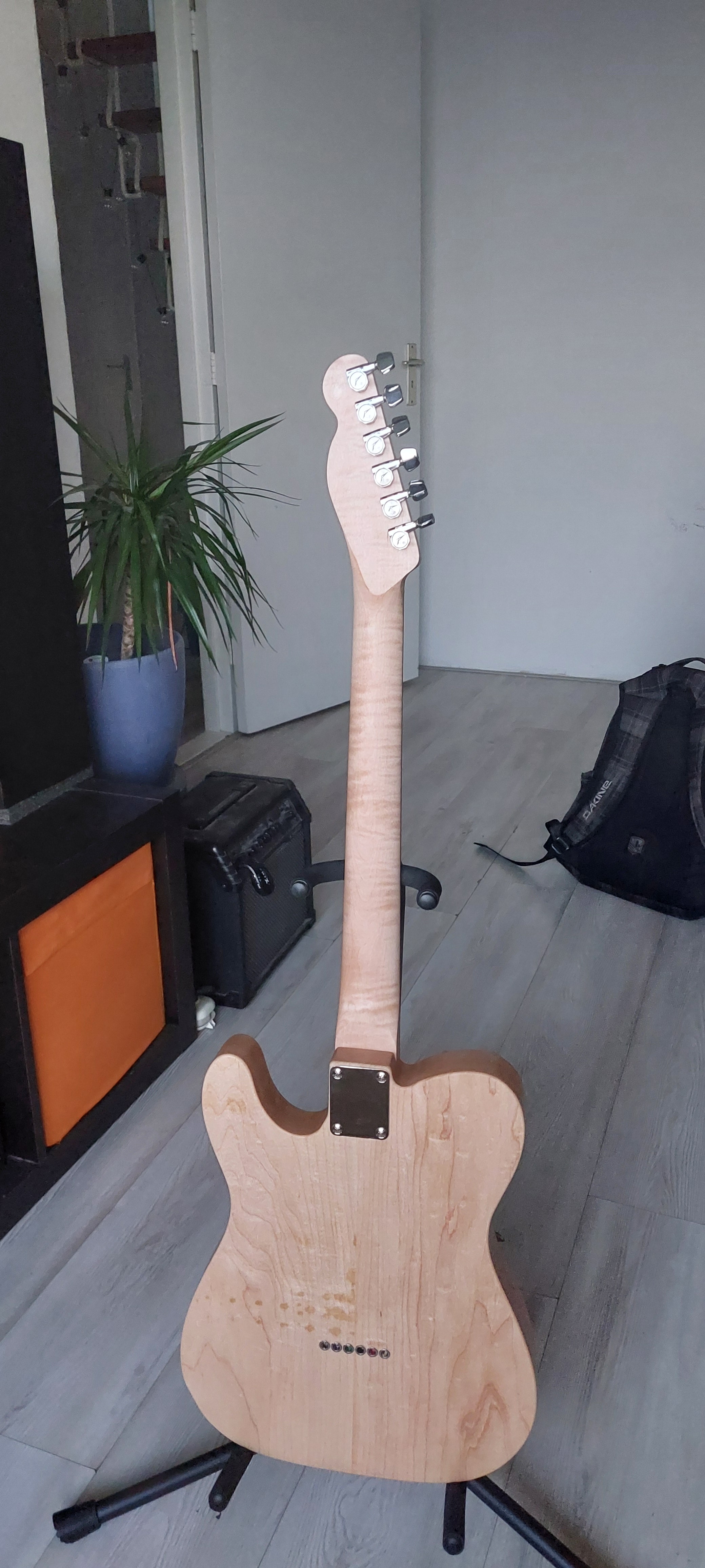 wood-burning telecaster